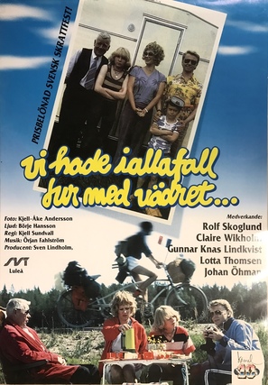 Vi hade i alla fall tur med v&auml;dret - Swedish Movie Poster (thumbnail)
