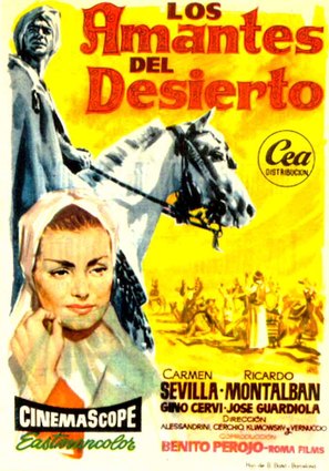 Amantes del desierto, Los - Spanish Movie Poster (thumbnail)
