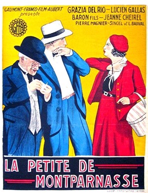 La petite de Montparnasse - Belgian Movie Poster (thumbnail)