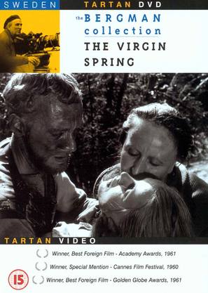 Jungfruk&auml;llan - British DVD movie cover (thumbnail)