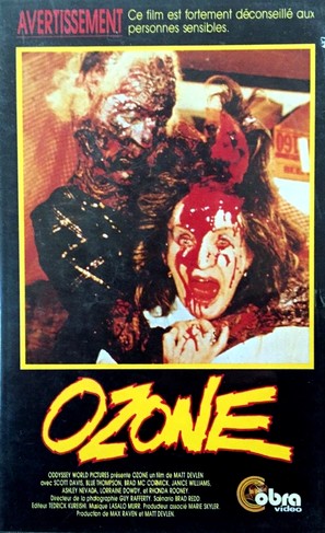Ozone: The Attack of the Redneck Mutants - French VHS movie cover (thumbnail)