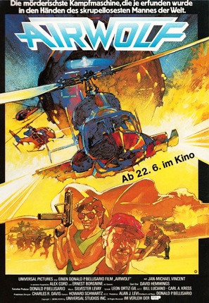 Airwolf - German Movie Poster (thumbnail)