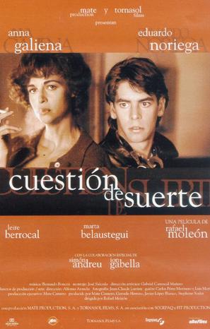 Cuesti&oacute;n de suerte - Spanish Movie Poster (thumbnail)