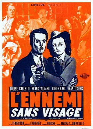 L&#039;ennemi sans visage - French Movie Poster (thumbnail)