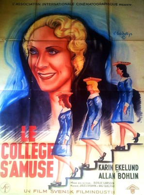 L&auml;rarinna p&aring; vift - French Movie Poster (thumbnail)