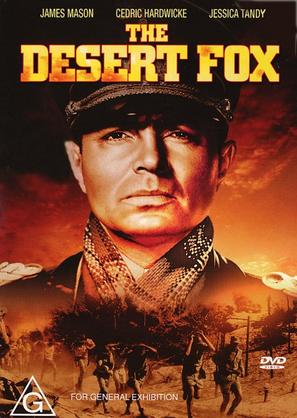 The Desert Fox: The Story of Rommel - Australian DVD movie cover (thumbnail)