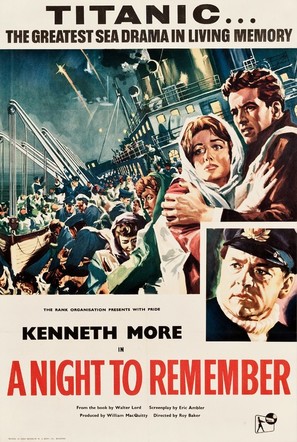 A Night to Remember - British Movie Poster (thumbnail)