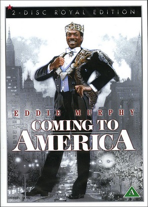 Coming To America - Danish DVD movie cover (thumbnail)
