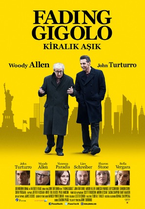 Fading Gigolo - Turkish Movie Poster (thumbnail)