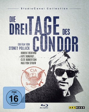 Three Days of the Condor - German Blu-Ray movie cover (thumbnail)