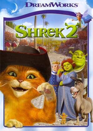 Shrek 2 - Hungarian DVD movie cover (thumbnail)