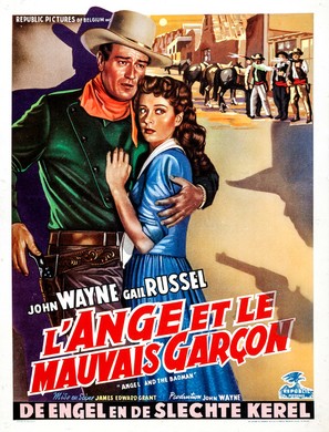 Angel and the Badman - Belgian Movie Poster (thumbnail)