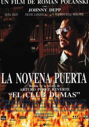 The Ninth Gate - Spanish Movie Poster (thumbnail)