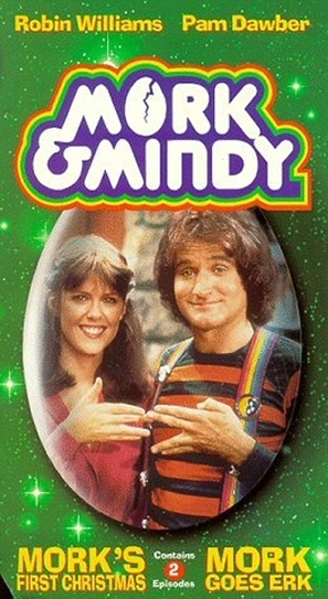 &quot;Mork &amp; Mindy&quot; - VHS movie cover (thumbnail)