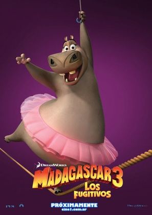 Madagascar 3: Europe&#039;s Most Wanted - Argentinian Movie Poster (thumbnail)