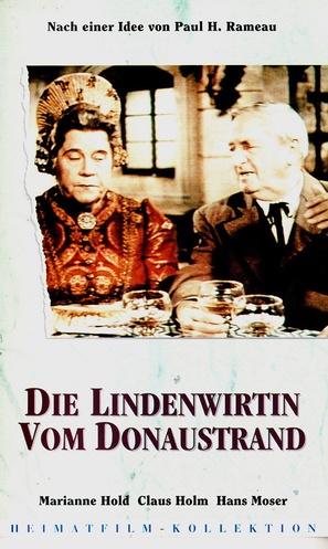 Die Lindenwirtin vom Donaustrand - German VHS movie cover (thumbnail)