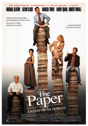 The Paper - Spanish Movie Poster (thumbnail)