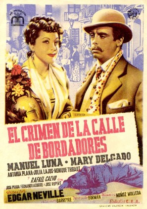Crimen de la calle de Bordadores, El - Spanish Movie Poster (thumbnail)