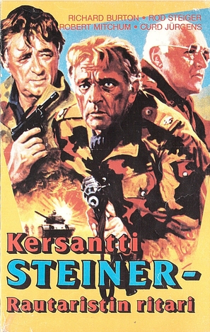 Steiner - Das eiserne Kreuz, 2. Teil - Finnish VHS movie cover (thumbnail)