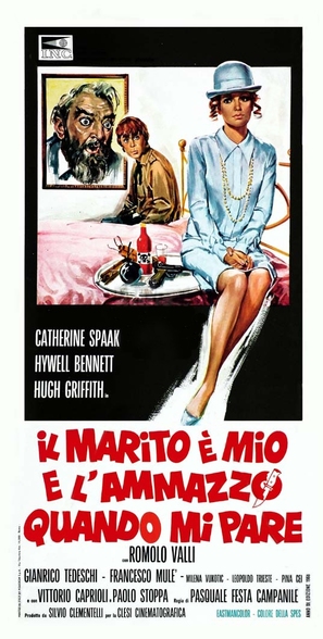 Il marito &egrave; mio e l&#039;ammazzo quando mi pare - Italian Movie Poster (thumbnail)