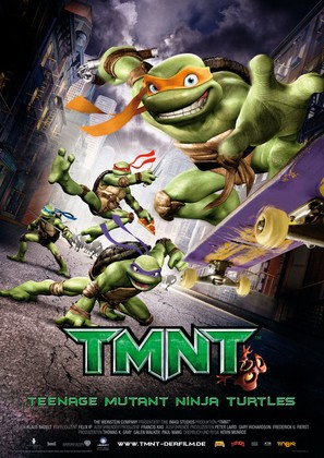 TMNT - German Movie Poster (thumbnail)