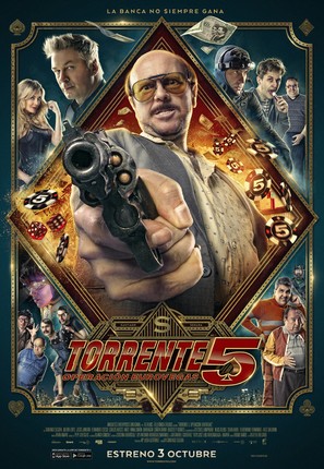 Torrente V: Misi&oacute;n Eurovegas - Spanish Movie Poster (thumbnail)