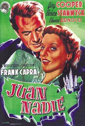 Meet John Doe - Spanish Movie Poster (thumbnail)