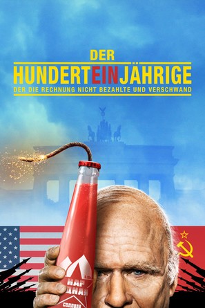 Hundraett&aring;ringen som smet fr&aring;n notan och f&ouml;rsvann - German Movie Cover (thumbnail)