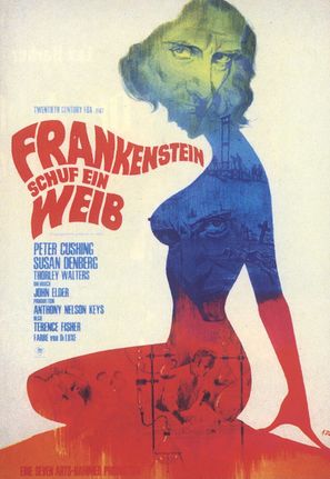 Frankenstein Created Woman - German Movie Poster (thumbnail)