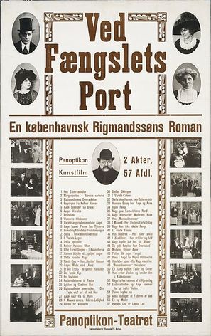 Ved F&aelig;ngslets Port - Danish Movie Poster (thumbnail)