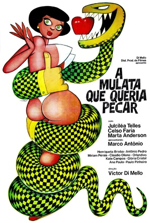 A Mulata Que Queria Pecar - Brazilian Movie Poster (thumbnail)