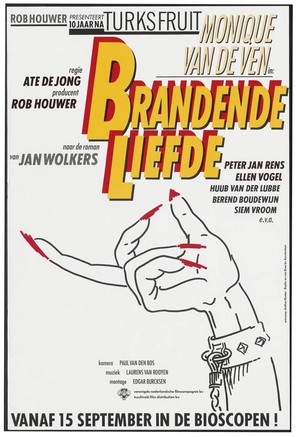 Brandende liefde - Dutch Movie Poster (thumbnail)
