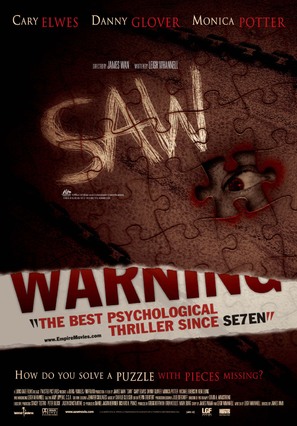 Saw - Australian Theatrical movie poster (thumbnail)