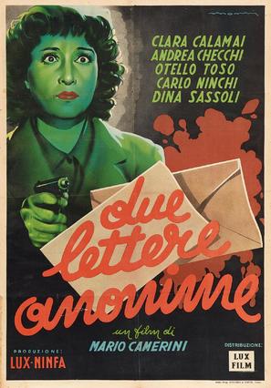 Due lettere anonime - Italian Movie Poster (thumbnail)