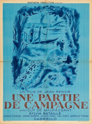 Partie de campagne - French Movie Poster (thumbnail)