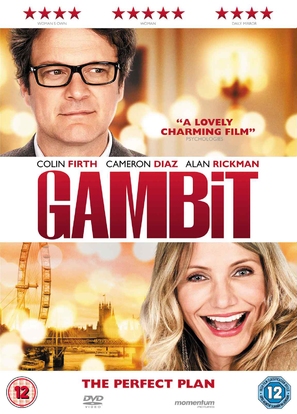 Gambit - British DVD movie cover (thumbnail)