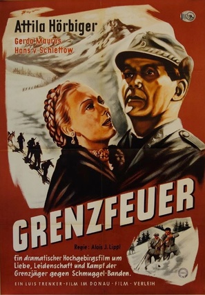Grenzfeuer - German Movie Poster (thumbnail)
