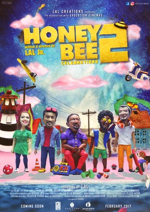 Honey Bee 2: Celebrations - Indian Movie Poster (thumbnail)