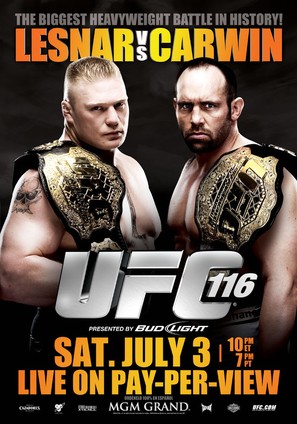 UFC 116: Lesnar vs. Carwin - Movie Poster (thumbnail)