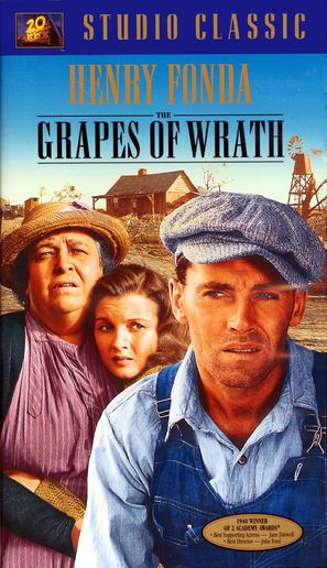 The Grapes of Wrath - VHS movie cover (thumbnail)