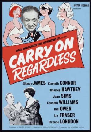 Carry on Regardless - British Movie Poster (thumbnail)