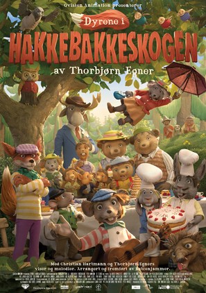 Dyrene i Hakkebakkeskogen - Norwegian Movie Poster (thumbnail)
