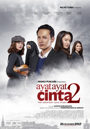 Ayat-Ayat Cinta 2 - Indonesian Movie Poster (thumbnail)