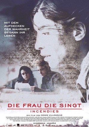 Incendies - German Movie Poster (thumbnail)