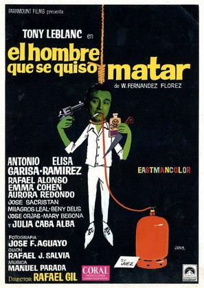El hombre que se quiso matar - Spanish Movie Poster (thumbnail)