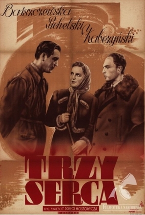 Trzy serca - Polish Movie Poster (thumbnail)