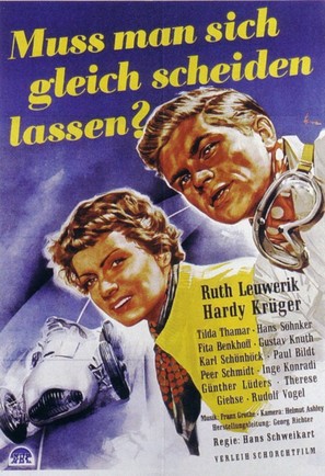 Mu&szlig; man sich gleich scheiden lassen? - German Movie Poster (thumbnail)