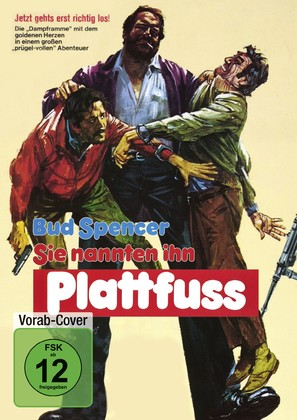 Piedone lo sbirro - German DVD movie cover (thumbnail)