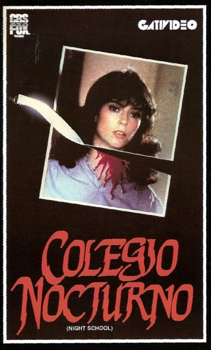 Night School - Argentinian VHS movie cover (thumbnail)