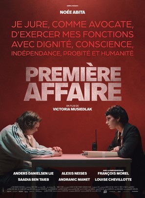 Premi&egrave;re affaire - French Movie Poster (thumbnail)
